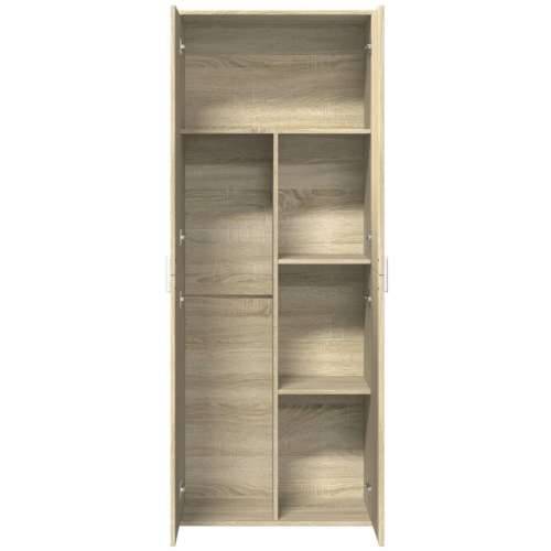 Visoka komoda hrasta sonome 70x35x180 cm od konstruiranog drva - sonoma hrast 1 Cijena