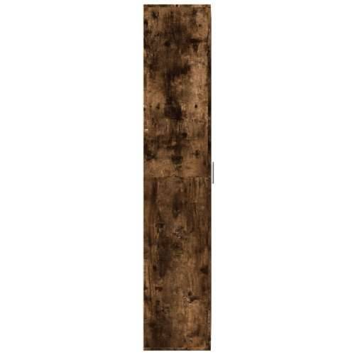 Visoka komoda dimljeni hrast 70x35x180 cm konstruiranog drva - Dimljeni hrast 1 Cijena