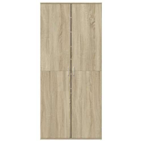 Ormarić za cipele boja hrasta 80x39x178 cm konstruirano drvo - sonoma hrast 1 Cijena