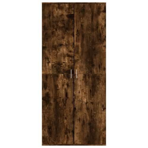 Ormarić za cipele dimljeni hrast 80x39x178 cm konstruirano drvo - Dimljeni hrast 1 Cijena