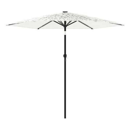 Vrtni suncobran s čeličnom šipkom bijeli 268x268x226 cm - Bijela 268 x 268 x 226 cm 1 Cijena