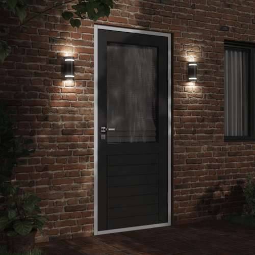 Vanjska zidna svjetiljka crna od lijevanog aluminija - 80 x 100 x 240 mm 1 Cijena