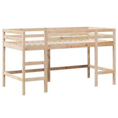 Krevet na kat s ljestvama i krovom 90x190 cm od borovine - Prirodna 90 x 190 cm Cijena