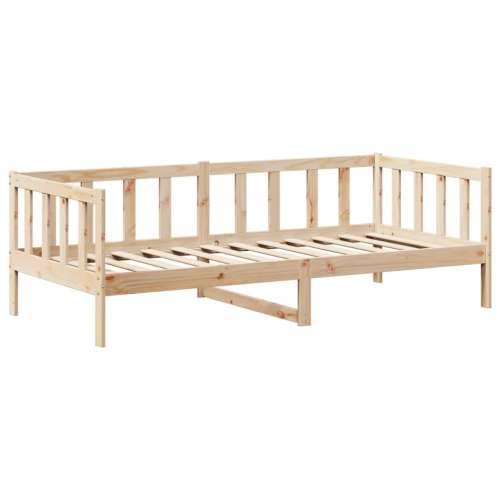Set dnevnog kreveta i klupe s krovom 90x200 cm borovina - Prirodna 90 x 200 cm Cijena