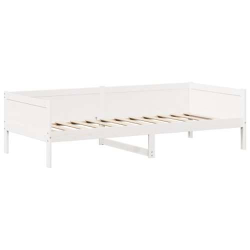 Set dnevnog kreveta i klupe s krovom bijeli 90x190 cm borovina Bijela 90 x 190 cm Cijena