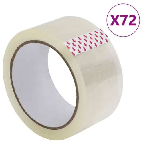 Traka za pakiranje 72 kom prozirna 48 mm x 66 m - Transparentan 36 μm 72 Cijena