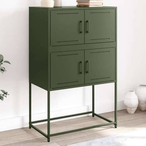 Komoda maslinastozeleni 68,5x38,5x107 cm čelična - Zelena 1 Cijena