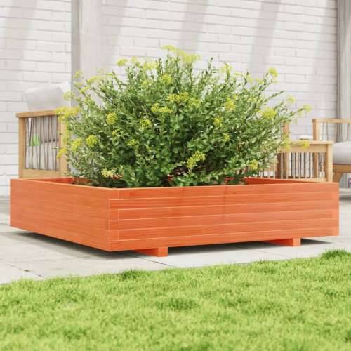 Vrtna sadilica voštano smeđa 110x110x26,5 cm masivna borovina - Voštano smeđa 110 x 110 x 26.5 cm 1 Cijena