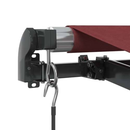Tenda na ručno uvlačenje s LED svjetlima bordo 500 x 300 cm - Tamno crvena 500 x 300 cm 1 Cijena