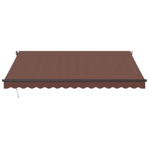 Tenda na automatsko uvlačenje s LED smeđa 400 x 300 cm - Smeđa 400 x 300 cm 1 Cijena