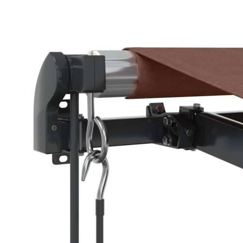 Tenda na automatsko uvlačenje s LED smeđa 400 x 300 cm - Smeđa 400 x 300 cm 1 Cijena
