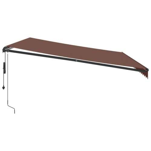 Tenda na automatsko uvlačenje smeđa 500 x 300 cm - Smeđa 500 x 300 cm 1 Cijena