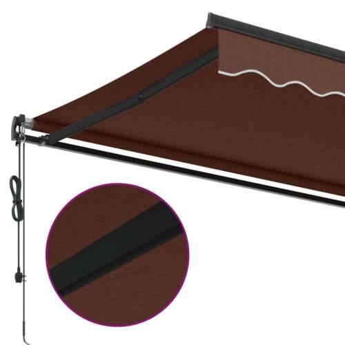 Tenda na automatsko uvlačenje smeđa 500 x 300 cm - Smeđa 500 x 300 cm 1 Cijena