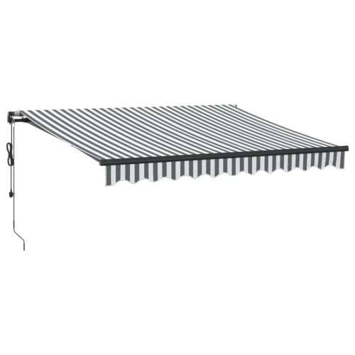 Tenda na automatsko uvlačenje LED antracit i bijela 300x250 cm - Antracit i bijela 300 x 250 cm 1 Cijena