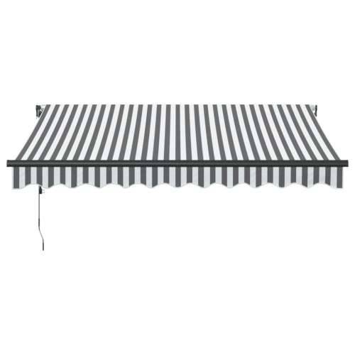 Tenda na automatsko uvlačenje LED antracit i bijela 300x250 cm - Antracit i bijela 300 x 250 cm 1 Cijena