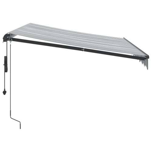 Tenda na automatsko uvlačenje LED antracit i bijela 300x250 cm - Antracit i bijela 300 x 250 cm 1 Cijena