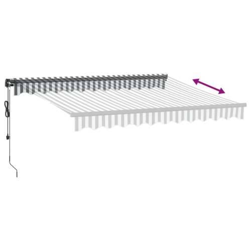 Tenda na automatsko uvlačenje LED antracit i bijela 300x250 cm - Antracit i bijela 300 x 250 cm 1 Cijena