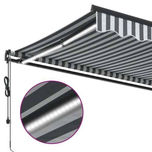 Tenda na automatsko uvlačenje LED antracit i bijela 300x250 cm - Antracit i bijela 300 x 250 cm 1 Cijena