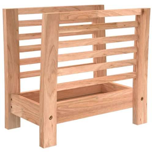 Stalak za časopise 40 x 26,5 x 38,5 cm od masivnog drva oraha Cijena