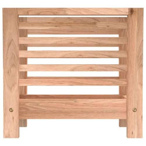 Stalak za časopise 40 x 26,5 x 38,5 cm od masivnog drva oraha Cijena