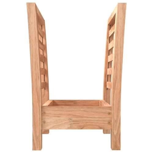 Stalak za časopise 40 x 26,5 x 38,5 cm od masivnog drva oraha Cijena