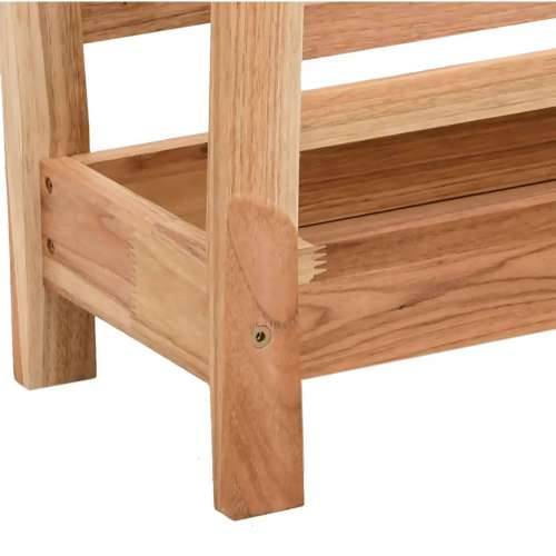 Stalak za časopise 40 x 26,5 x 38,5 cm od masivnog drva oraha Cijena