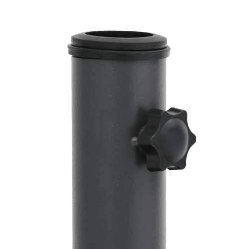 Baza suncobrana za stupove Ø 32/38/48 mm 15 kg pravokutna - Tamno siva 1 Cijena