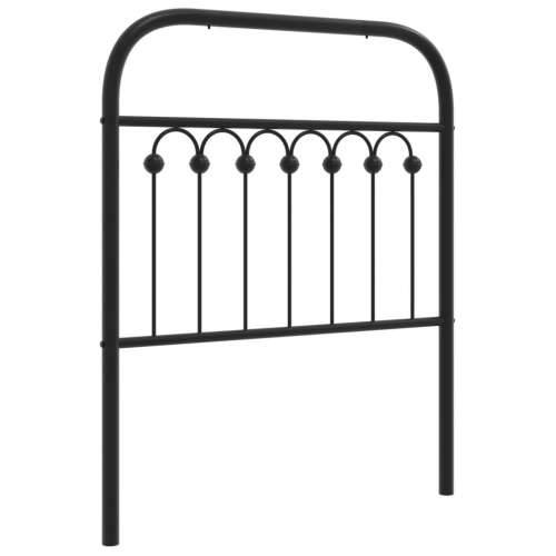 Metalno uzglavlje crno 80 cm - Crna 80 cm 1 Cijena