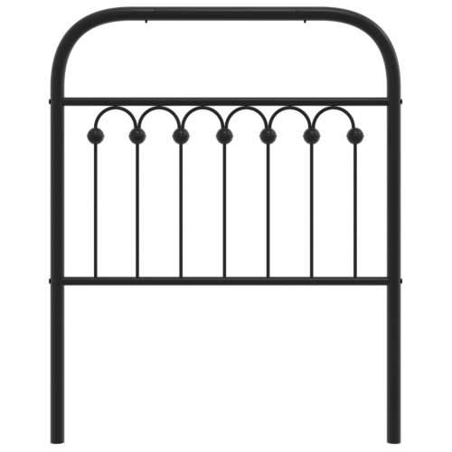 Metalno uzglavlje crno 80 cm - Crna 80 cm 1 Cijena