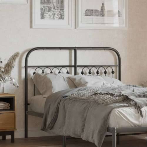 Metalno uzglavlje crno 120 cm - Crna 120 cm 1 Cijena