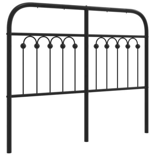 Metalno uzglavlje crno 120 cm - Crna 120 cm 1 Cijena