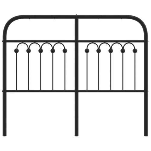 Metalno uzglavlje crno 120 cm - Crna 120 cm 1 Cijena