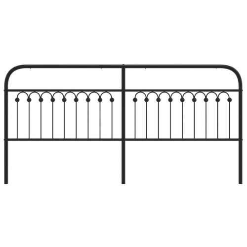 Metalno uzglavlje crno 200 cm - Crna 200 cm 1 Cijena