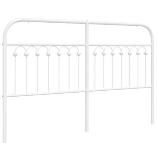 Metalno uzglavlje bijelo 160 cm - Bijela 160 cm 1 Cijena