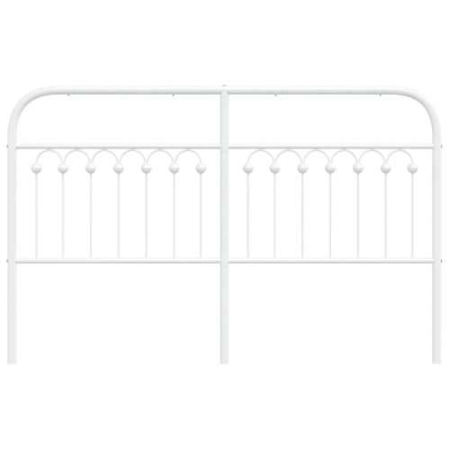 Metalno uzglavlje bijelo 160 cm - Bijela 160 cm 1 Cijena
