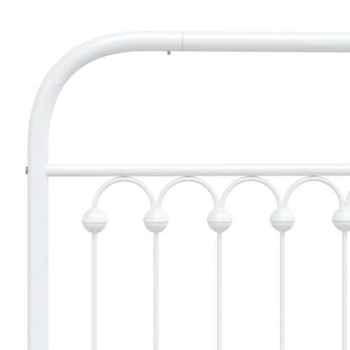 Metalno uzglavlje bijelo 160 cm - Bijela 160 cm 1 Cijena