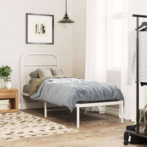 Metalno uzglavlje bijelo 75 cm - Bijela 75 cm 1 Cijena