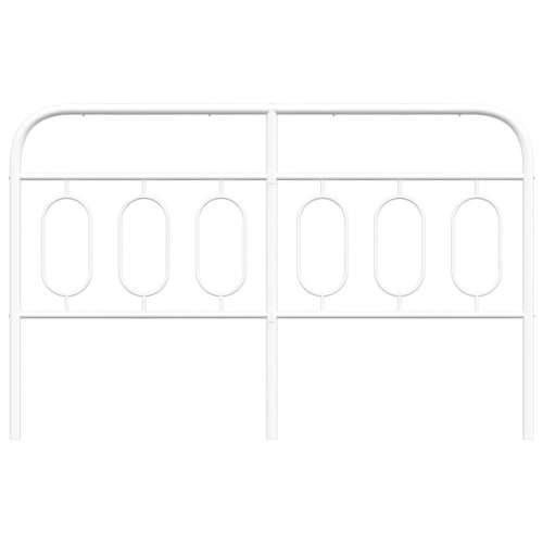Metalno uzglavlje bijelo 140 cm - Bijela 140 cm 1 Cijena