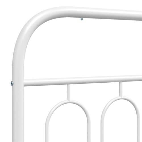 Metalno uzglavlje bijelo 140 cm - Bijela 140 cm 1 Cijena