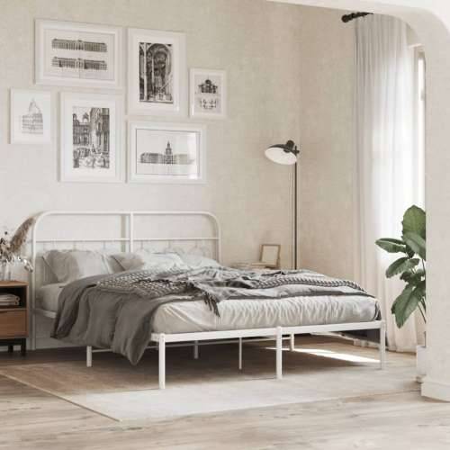 Metalno uzglavlje bijelo 150 cm - Bijela 150 cm 1 Cijena