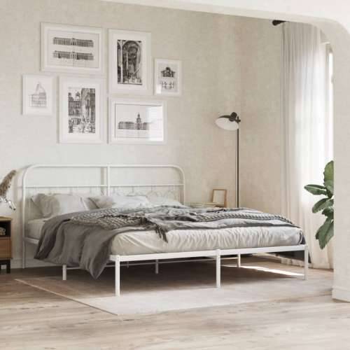 Metalno uzglavlje bijelo 183 cm - Bijela 183 cm 1 Cijena