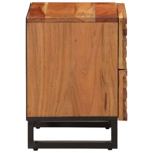 Noćni ormarići 2 kom 40 x 34 x 46 cm masivno bagremovo drvo - 2 Masivno bagremovo drvo Cijena