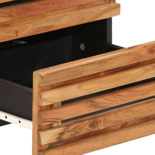 Noćni ormarići 2 kom 40 x 34 x 46 cm masivno bagremovo drvo - 2 Masivno bagremovo drvo Cijena