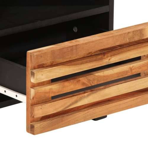 Noćni ormarići 2 kom 40 x 34 x 46 cm masivno bagremovo drvo - 2 Masivno bagremovo drvo Cijena