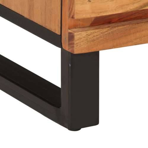 Noćni ormarići 2 kom 40 x 34 x 46 cm masivno bagremovo drvo - 2 Masivno bagremovo drvo Cijena