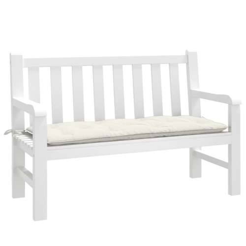 Jastuk za vrtnu klupu prošarano krem 120x50x7 cm od tkanine - prošarana krem 120 x 50 x 7 cm 1 Cijena