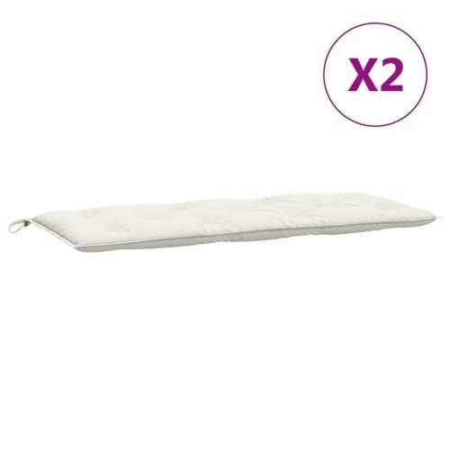 Jastuci za vrtnu klupu 2 kom prošarano krem 120x50x7 cm tkanina - prošarana krem 120 x 50 x 7 cm 1 Cijena