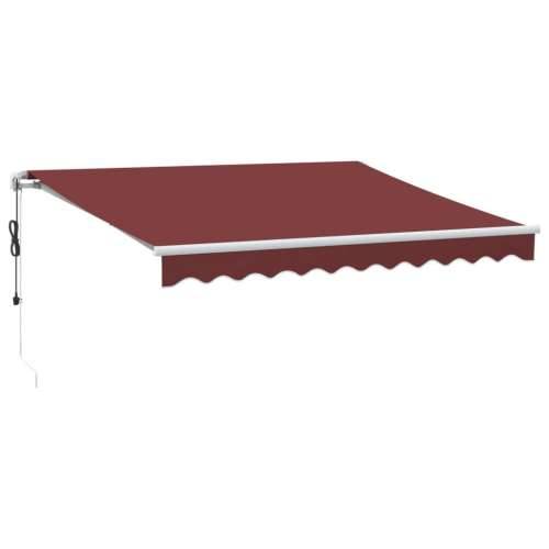 Tenda na automatsko uvlačenje bordo 300 x 250 cm - boja burgundca i bijela 300 x 250 cm 1 Cijena