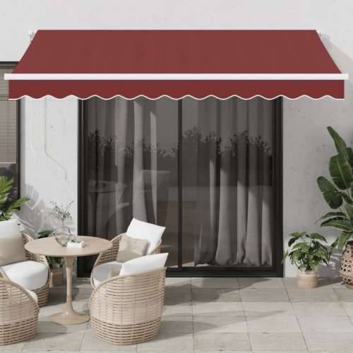 Tenda na ručno uvlačenje bordo 350 x 250 cm Cijena