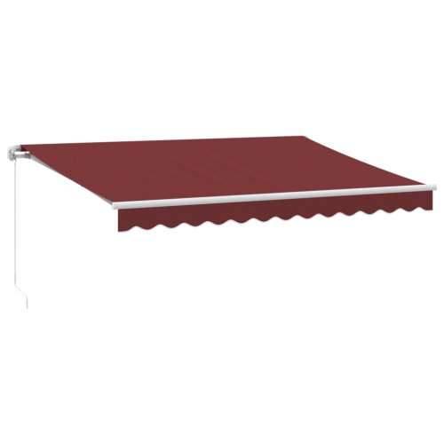 Tenda na ručno uvlačenje bordo 350 x 250 cm Cijena
